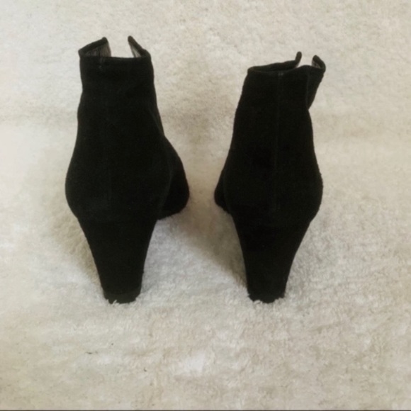 Stuart Weitzman Black Wedge Bootie - Picture 3 of 8